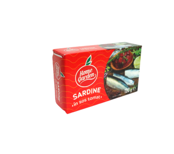 HOME GARDEN Sardine în sos tomat Premium 120g